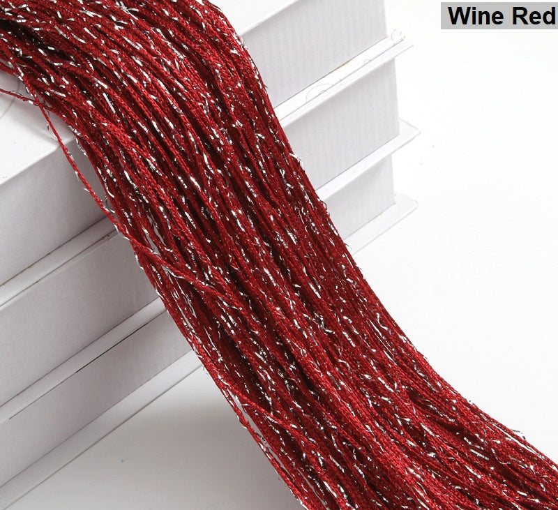 String Curtain Tassel Decoration Door Curtain Fly Screen Room Window Divider - 1M x 2M