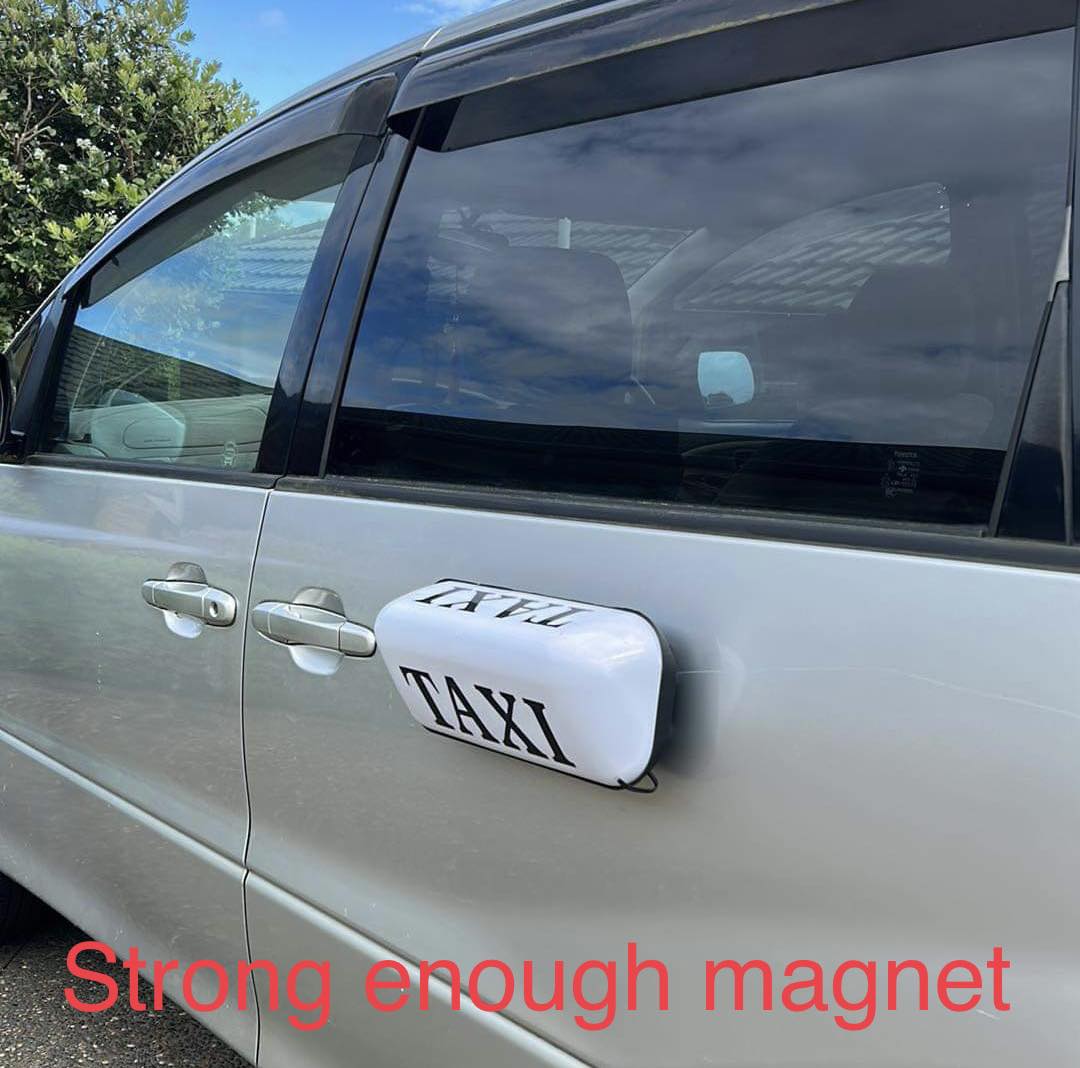 Ready to Plug in 12V DC Magnetic Taxi Roof Top Sign Light