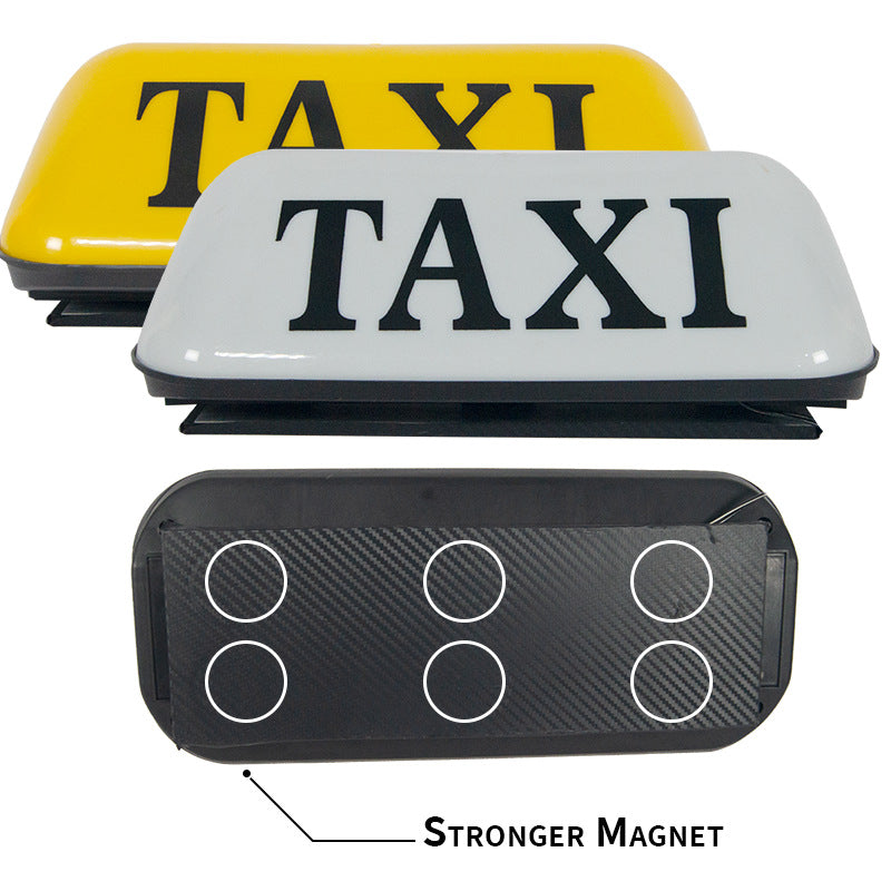Ready to Plug in 12V DC Magnetic Taxi Roof Top Sign Light