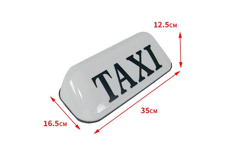 Ready to Plug in 12V DC Magnetic Taxi Roof Top Sign Light