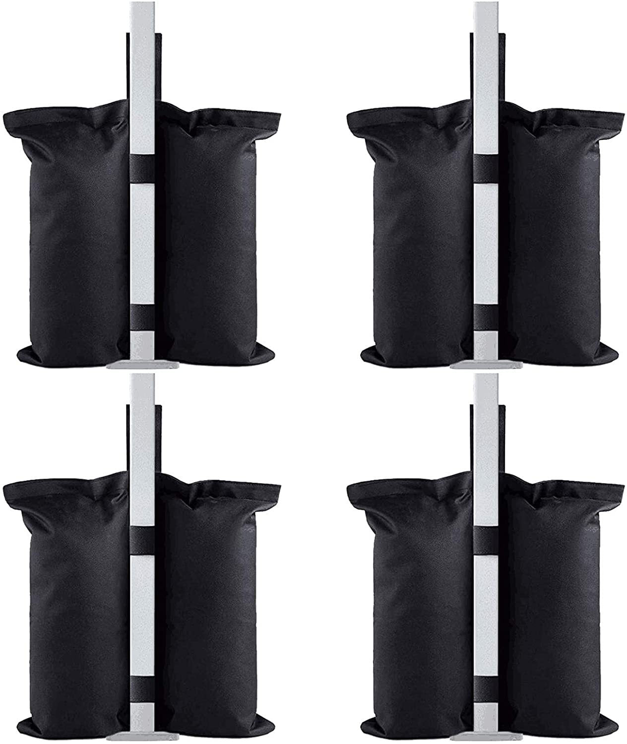 4Pcs 600D Canopy Weight Bags for Canopy Tent Sand Bags gazebo Legs Weights