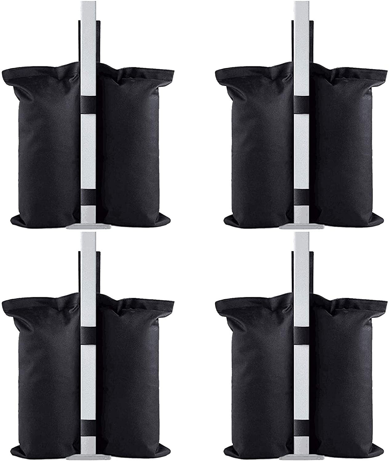 4Pcs 600D Canopy Weight Bags for Canopy Tent Sand Bags Leg Weights