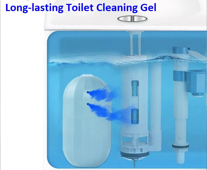 Long-lasting Toilet Cleaning Gel Toilet Cleaner Toilet Blue + Soap Holder