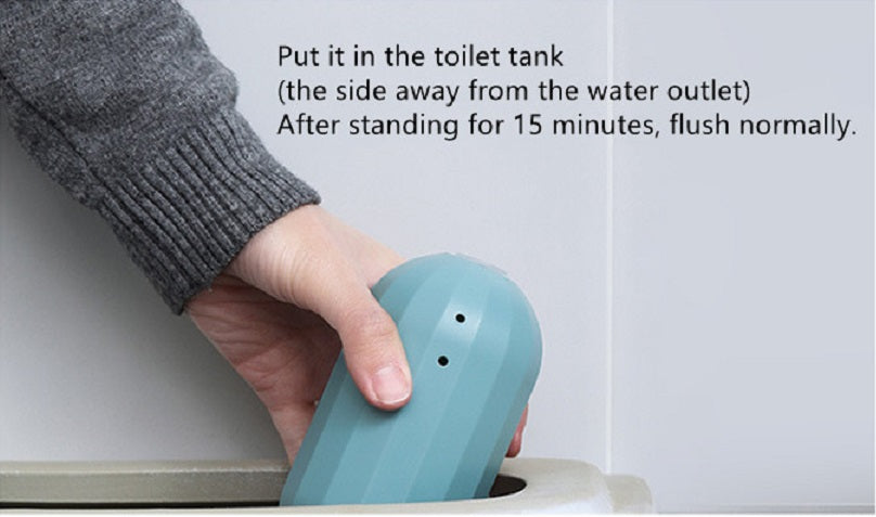 Long-lasting Toilet Cleaning Gel Toilet Cleaner Toilet Blue + Soap Holder