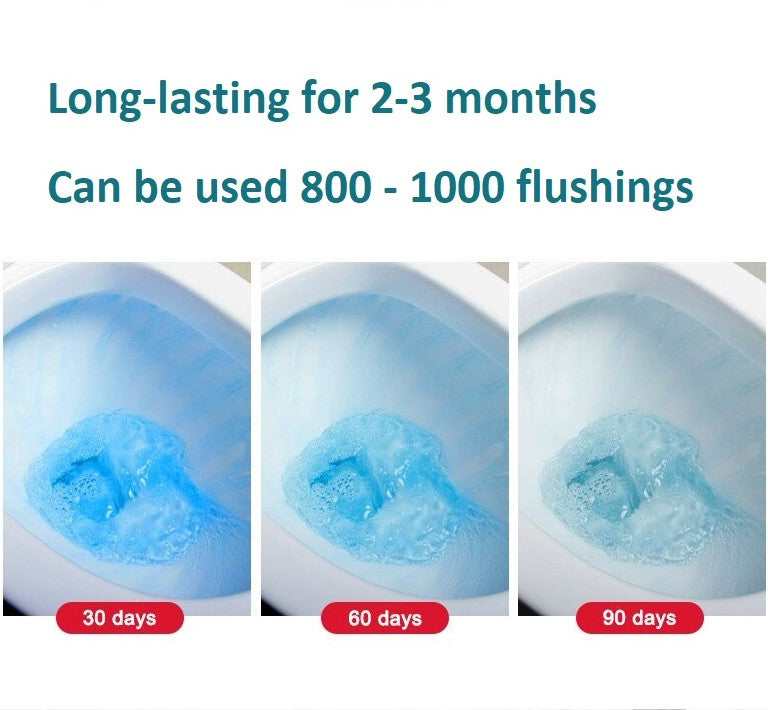 Long-lasting Toilet Cleaning Gel Toilet Cleaner Toilet Blue + Soap Holder