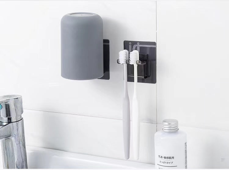 Toothbrush holder and cup