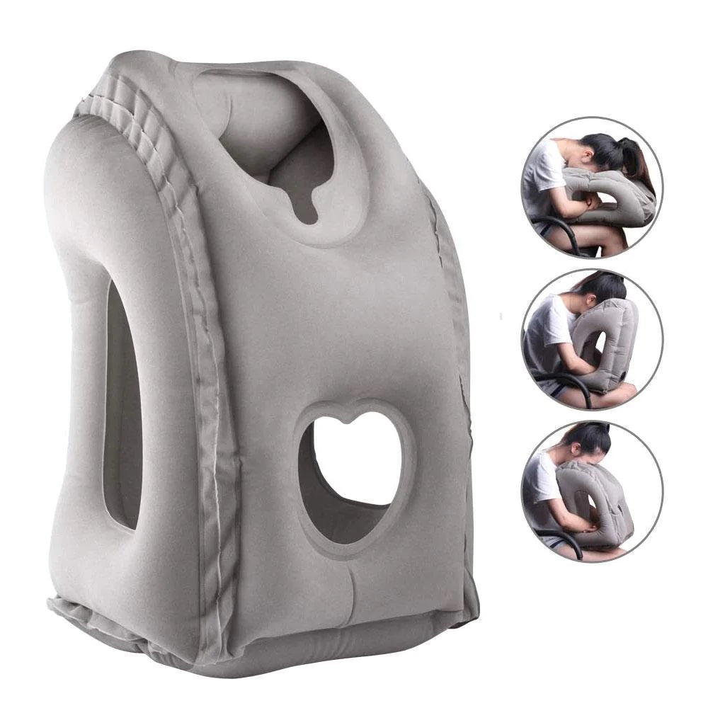 Inflatable Travel Pillow Air Cushion for Sleeping in the Airplane/Car
