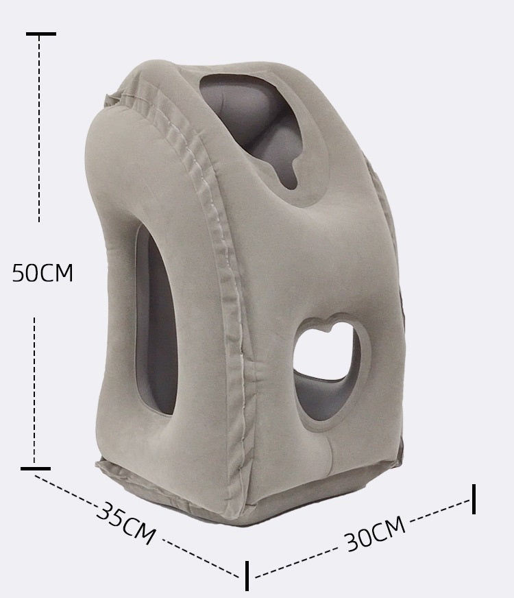 Inflatable Travel Pillow Air Cushion for Sleeping in the Airplane/Car
