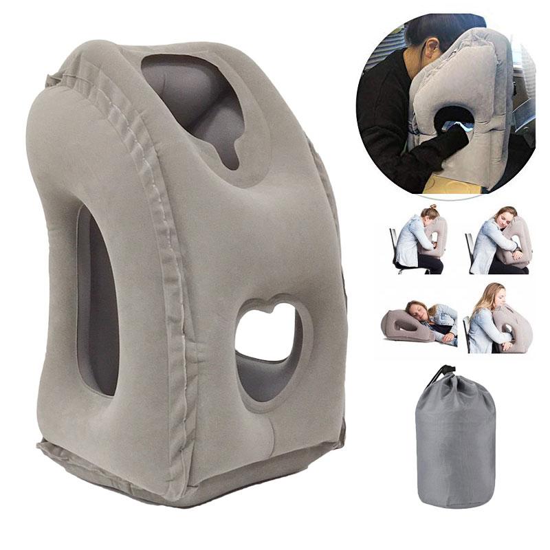Inflatable Travel Pillow Air Cushion for Sleeping in the Airplane/Car