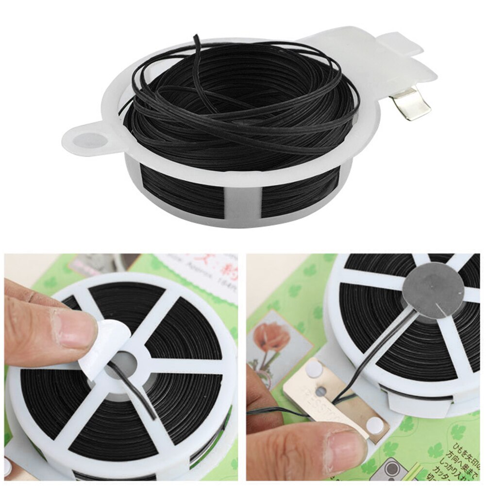Twist Tie Wire 30m Garden Plant Wire with Cutter Cable Organizer Tie Wire