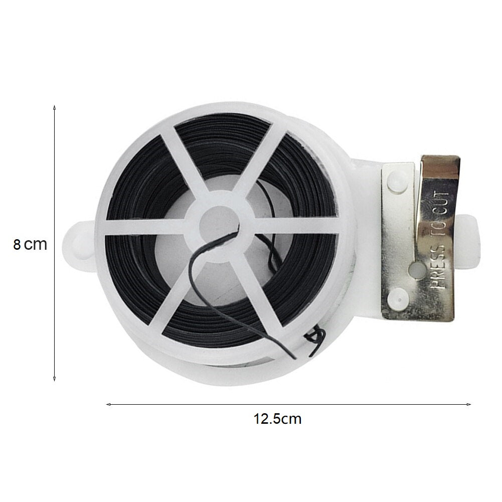 Twist Tie Wire 30m Garden Plant Wire with Cutter Cable Organizer Tie Wire