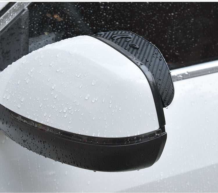 1 pair of Universal car mirror visors weather shields