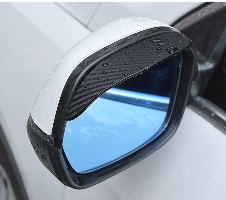 1 pair of Universal car mirror visors weather shields