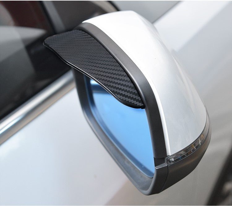1 pair of Universal car mirror visors weather shields