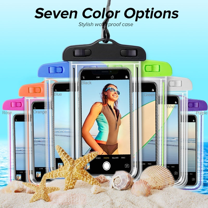 Waterproof Phone Pouch with Same Colour Strap