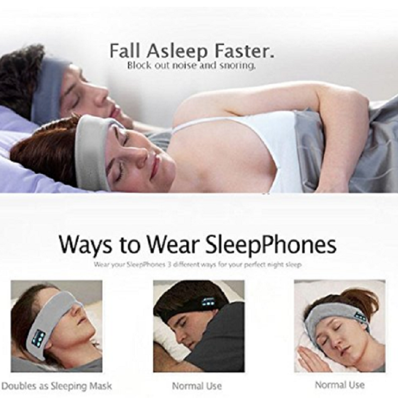 Wireless Bluetooth Headband - Grey