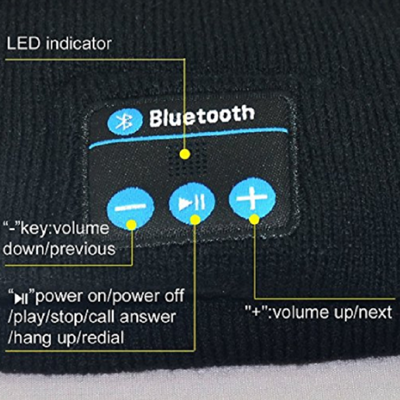 Wireless Bluetooth Headband - Grey