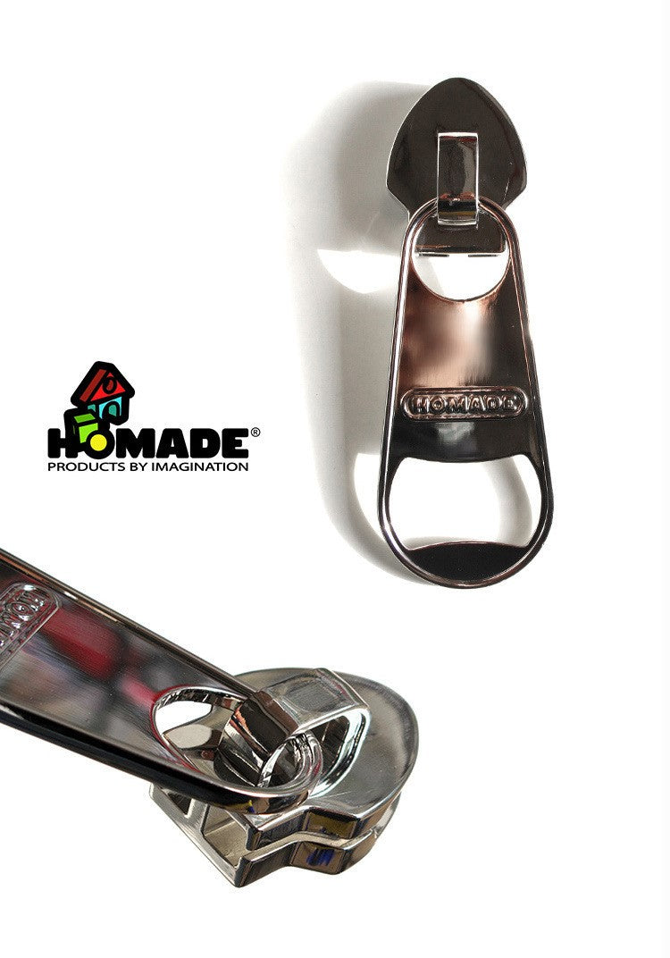 Creative Large Zipper Bottle Opener