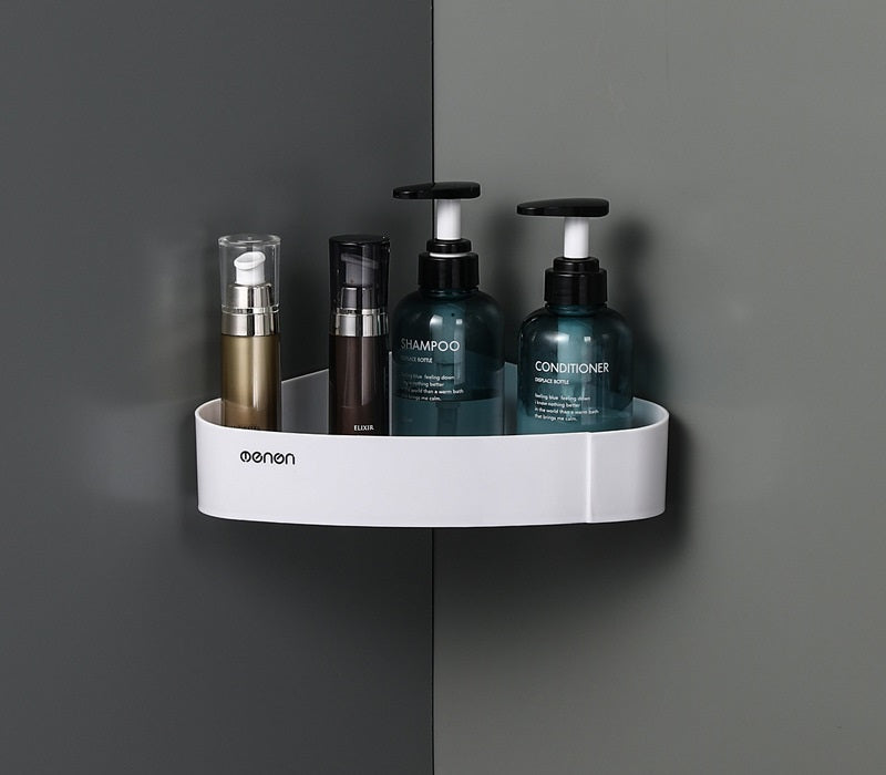 1pc Drill free Kitchen/Bathroom corner shelf