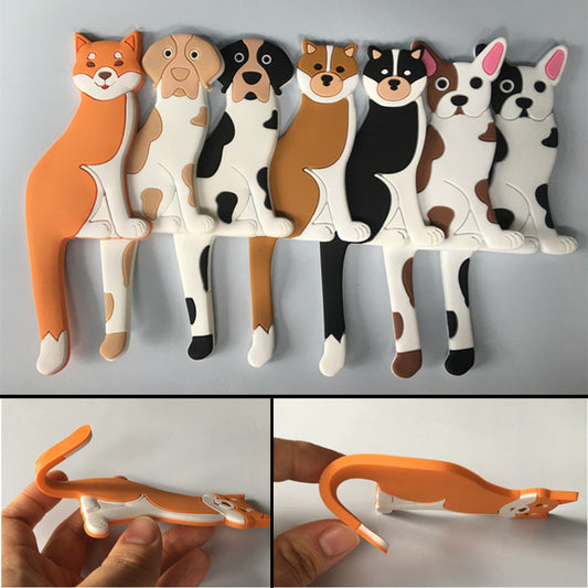 Fridge magnets with bendable hook