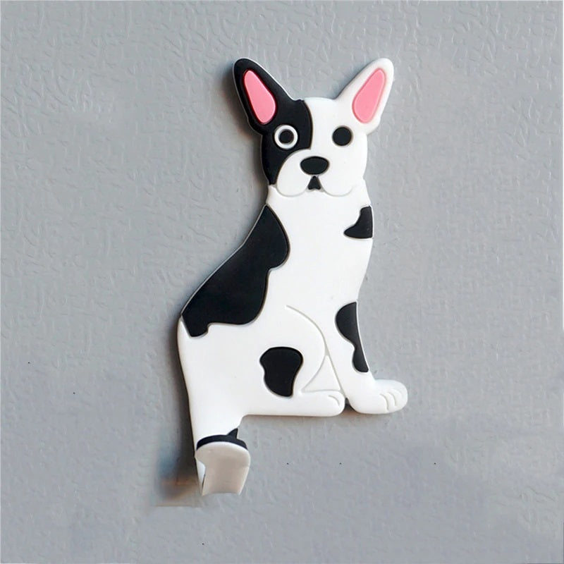 Fridge magnets with bendable hook