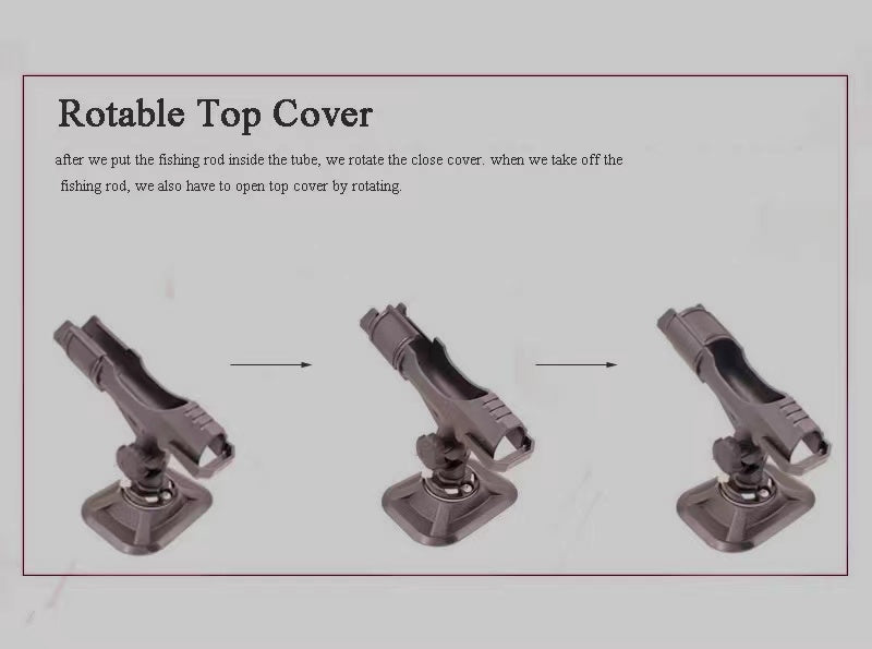 inflatable boat fishing rod holder kit
