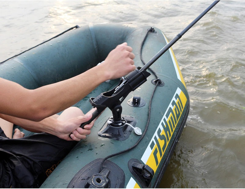 inflatable boat fishing rod holder kit