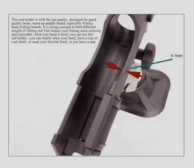 inflatable boat fishing rod holder kit