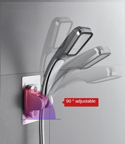 Drill-free Shower Head Holder Self-Adhesive Showerhead Bracket
