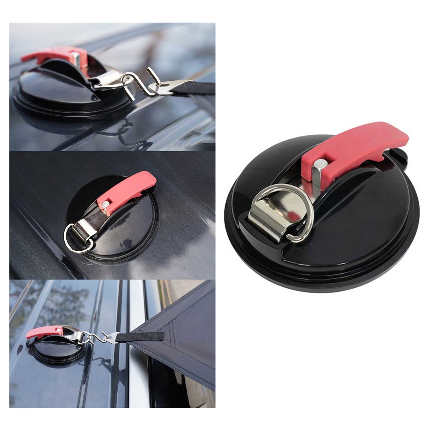 Heavy-duty suction cup anchor for tent car and more