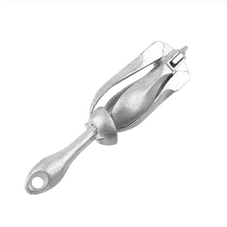 Anchor Guide Inflatable 1.5 Kg Galvanized Folding Grapnel Anchor For Canoe Kayak Inflatable Bo ...