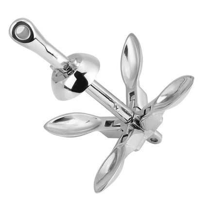 1.5 Kg stainless steel 316 Folding Grapnel Anchor For Canoe Kayak Inflatable Boat