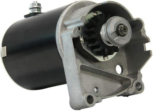 16 Teeth Starter Motor 497596 for Briggs & Stratton 14 16 18 HP V Twin With Free Gear