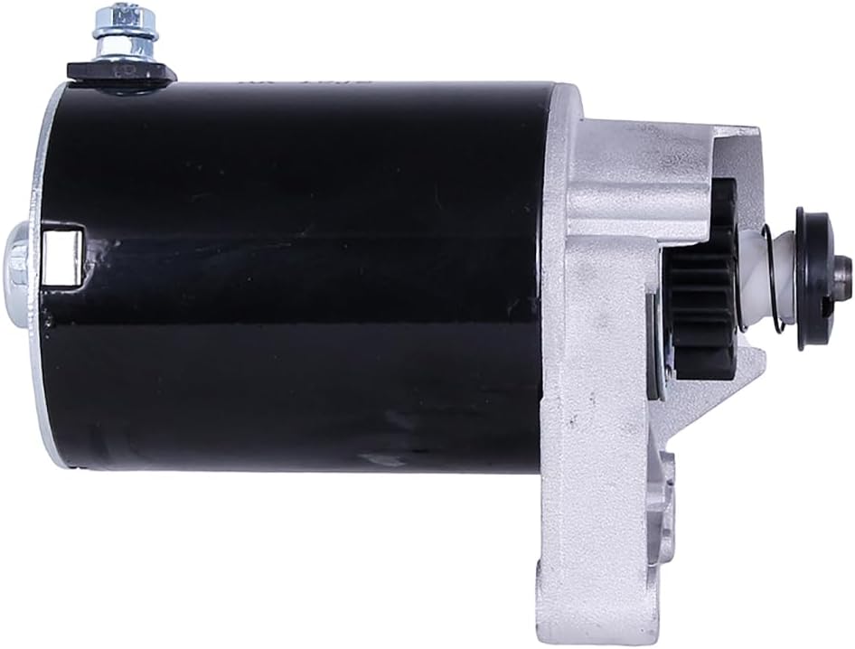 16 Teeth Starter Motor 497596 for Briggs & Stratton 14 16 18 HP V Twin With Free Gear