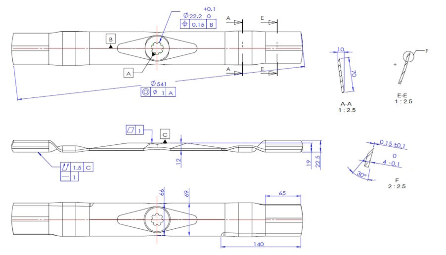 42" Mulching Blades For John Deere 7 Point Star Hole GX22151, GY20850