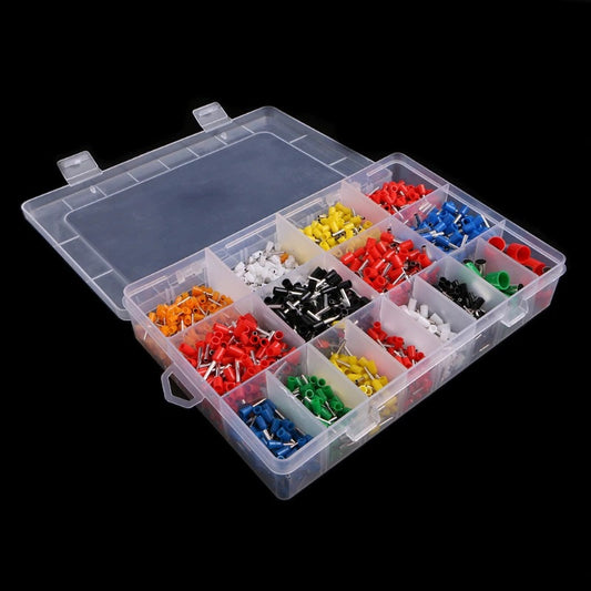 2120 Pcs Insulated Cord Pin End Terminal Bootlace Ferrules Kit Set Wire Copper L15