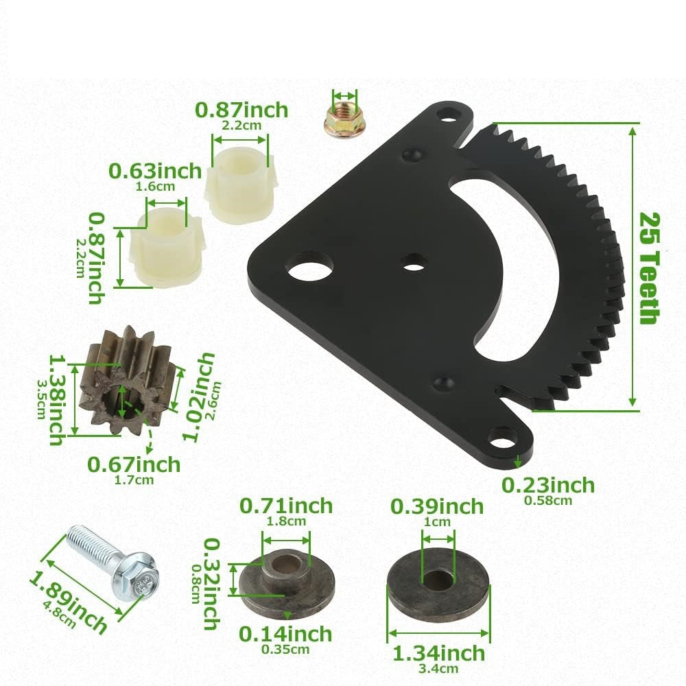 25 Teeth Steering sector Kit GX20052BLE for John Deere L Series & Sabre 14.5/42