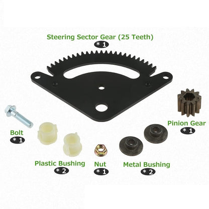 25 Teeth Steering sector Kit GX20052BLE for John Deere L Series & Sabre 14.5/42