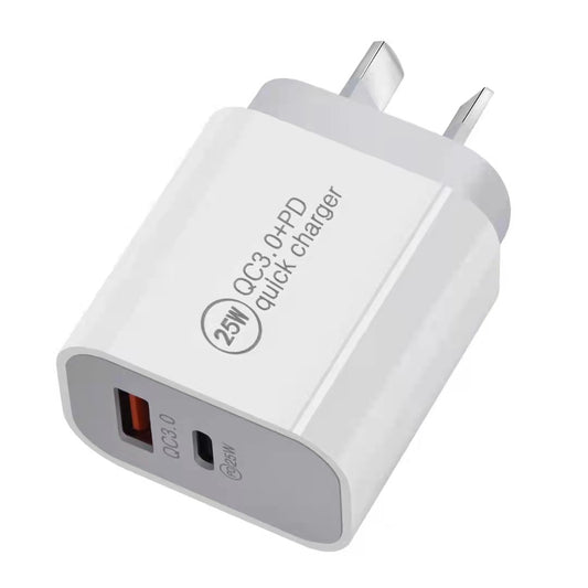 25W USB-C QC3.0 PD Wall Quick Charger Super Fast Charger