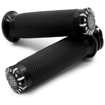 25mm Motorcycle Grips Handlebar Fit For Harley Sportster 883 1200 XL XR VRSC Softail Touring Dyna Custom