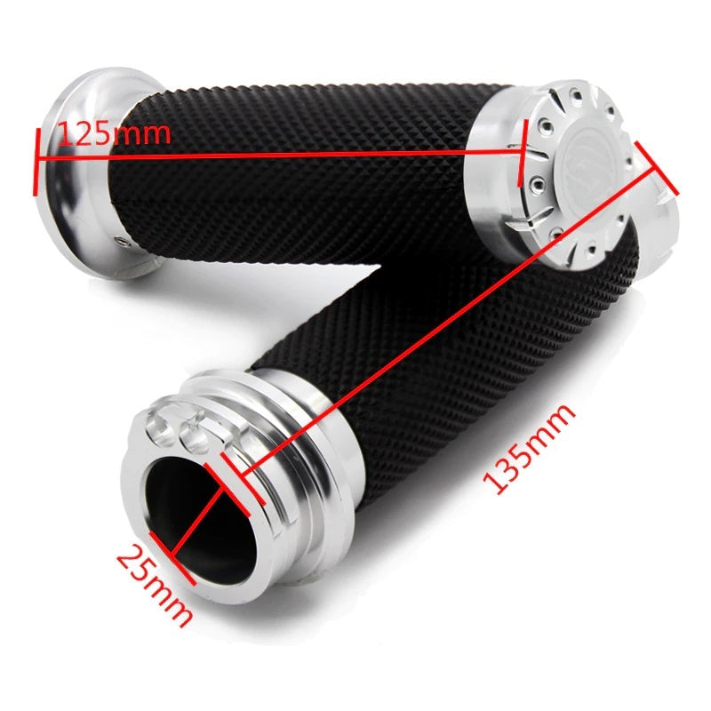 25mm Motorcycle Grips Handlebar Fit For Harley Sportster 883 1200 XL XR VRSC Softail Touring Dyna Custom