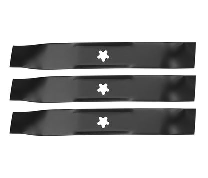3-Blade Set for 46" Deck Replacement for Husqvarna Craftsman Poulan 159705 152443