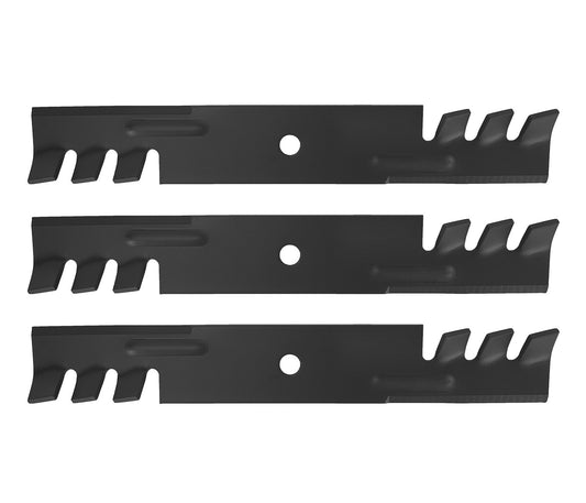 3-Blade Set for 48" Deck Replacement for Gravely Scag Hustler John Deere Bad Boy 795757 481706 482461