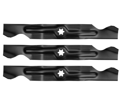3-Blade Set for 50" Deck Replacement for Cub Cadet MTD Troy-Bilt 942-04053A 942-04053