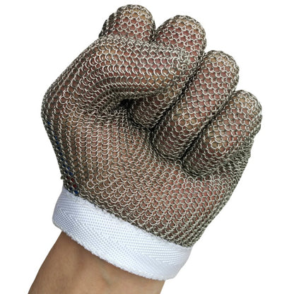 304 Stainless Steel Chainmail Cut Resistant Glove – XL  Butcher Safety Glove