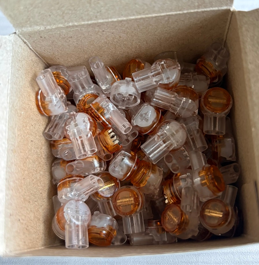 3M UY2 Scotchlok 2 wire gel-filled butt connector 0.4-0.9mm (pack 10)