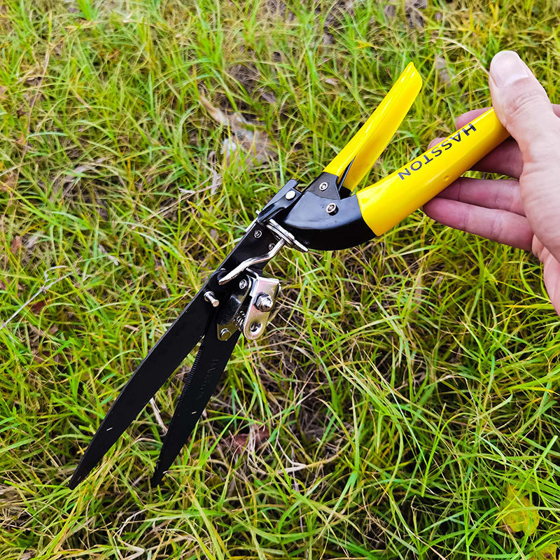 3 Way Grass Shears 330mm Yellow and Black