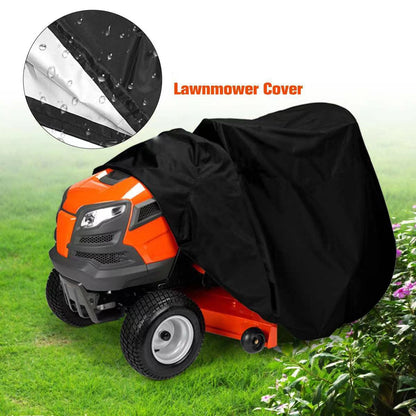 600D Heavy-Duty Silver Coated Ride-On Mower Cover – UV Resistant & Waterproof