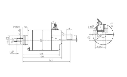10 Teeth Starter Motor for Honda TRX300FW TRX300 TRX250 ATC250 Fourtrax ATC250ES Big Red