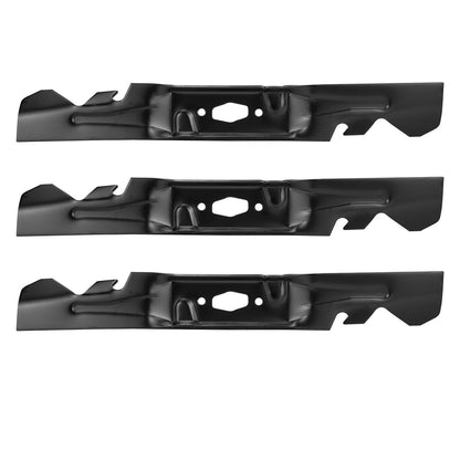 3PCS Diamond Hole Mulching Blades Replaces 742P05086-X  CMXGZAM110205 for 54" MTD Cub Cadet Craftsman